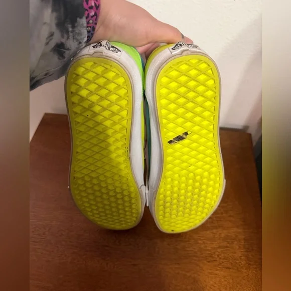 Vans Old Skool Neon Color-Block Skate Shoe M 7.5 W9 tennis shoes sneakers - Picture 8 of 8